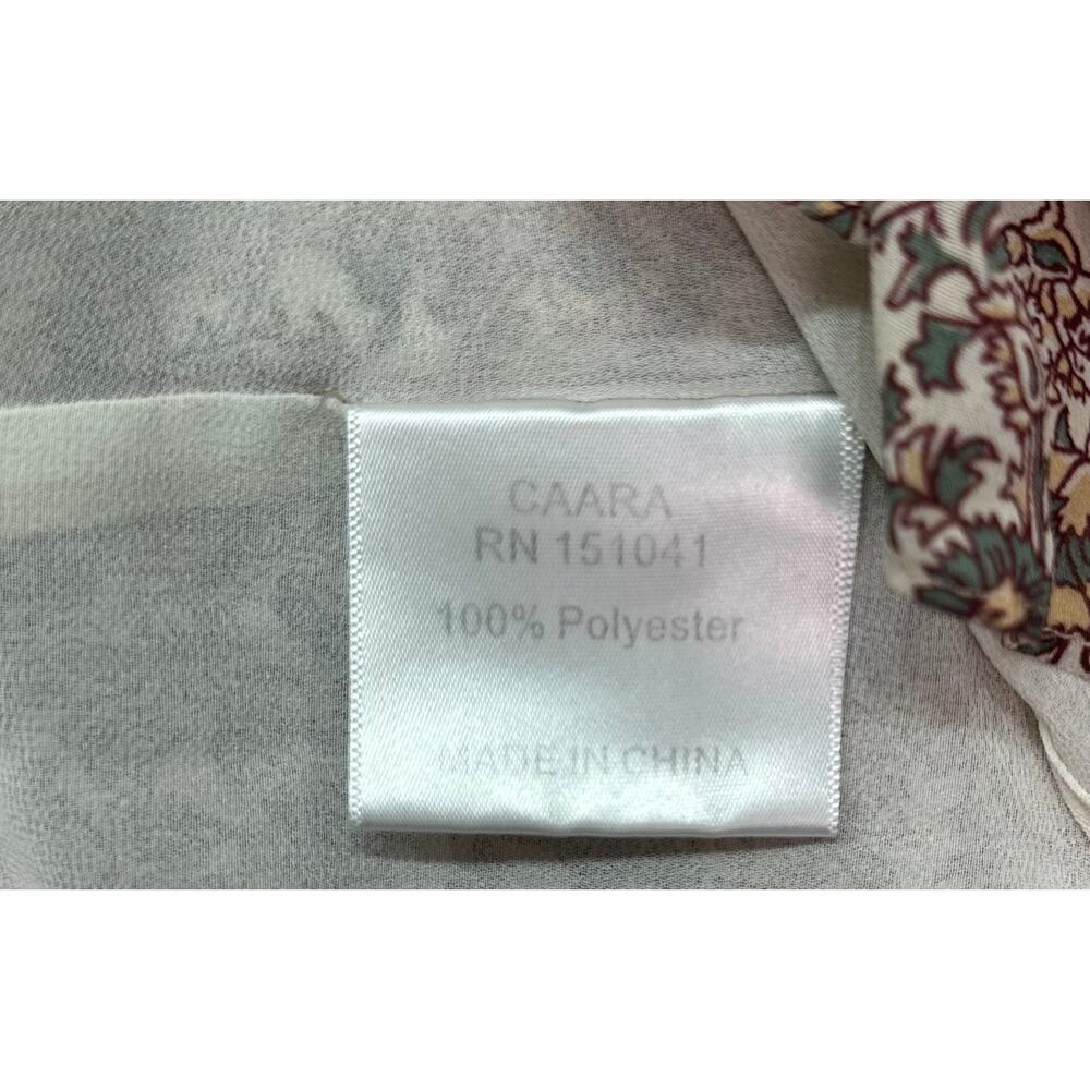 Caara Floral Print Fit and Flare Long Sleeve Mini Dress Size XS - Picture 12 of 12